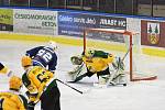 Čtvrtfinále play off hokejové Chance ligy: HC Stadion Vrchlabí - VHK Robe Vsetín.