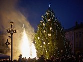 Slavnostní rozsvěcení vánočního stromu v Trutnově