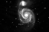 Exploze supernovy v galaxii M 51