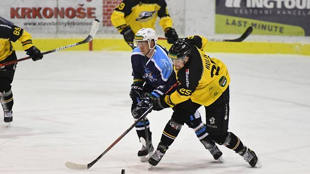 Hokejová Chance liga: HC Stadion Vrchlabí - HC Baník Sokolov.