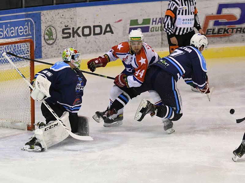 Vrchlabští hokejisté na úvod roku přehrali doma soupeře z Třebíče.