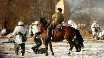 Na bojišti u obce Královec se představilo 250 vojáků z celé České republiky i ze Slovenska. 