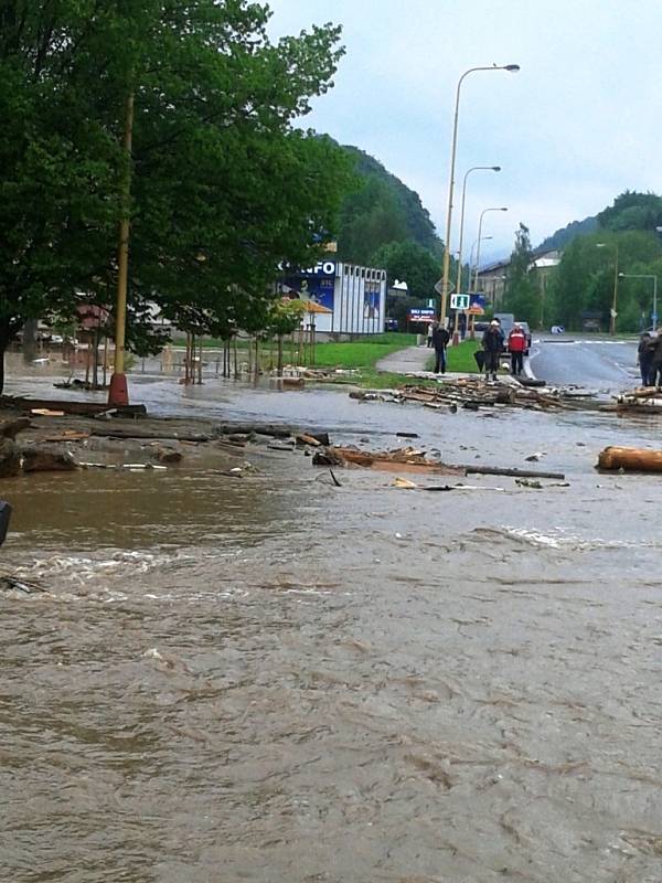 Povodně na Trutnovsku: Svoboda nad Úpou