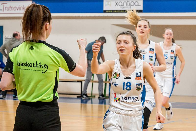 Basketbalistky trutnovské Lokomotivy proti Strakonicím zaznamenaly čtvrtou výhru v soutěži.