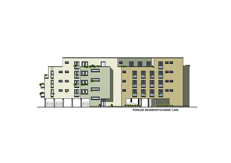 Developerská společnost Brickbay SE chce postavit 55 bytů ve třech pětipodlažních domy ve Dvoře Králové nad Labem v lokalitě Berlínek mezi ulicemi Pod Safari a Milady Horákové.