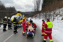 Nehoda nedaleko Zlaté Olešnice na Trutnovsku