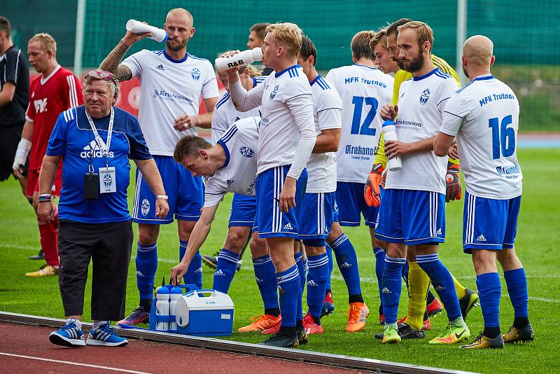 Fortuna Divize C: MFK Trutnov - TJ Dvůr Králové nad Labem 1:0 (0:0).