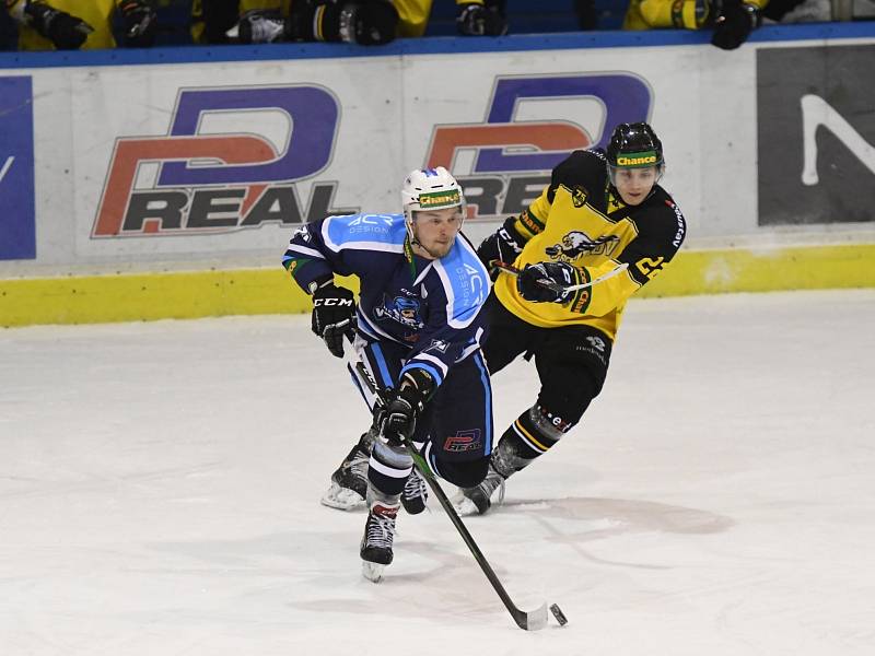 Hokejová Chance liga: HC Stadion Vrchlabí - HC Baník Sokolov.