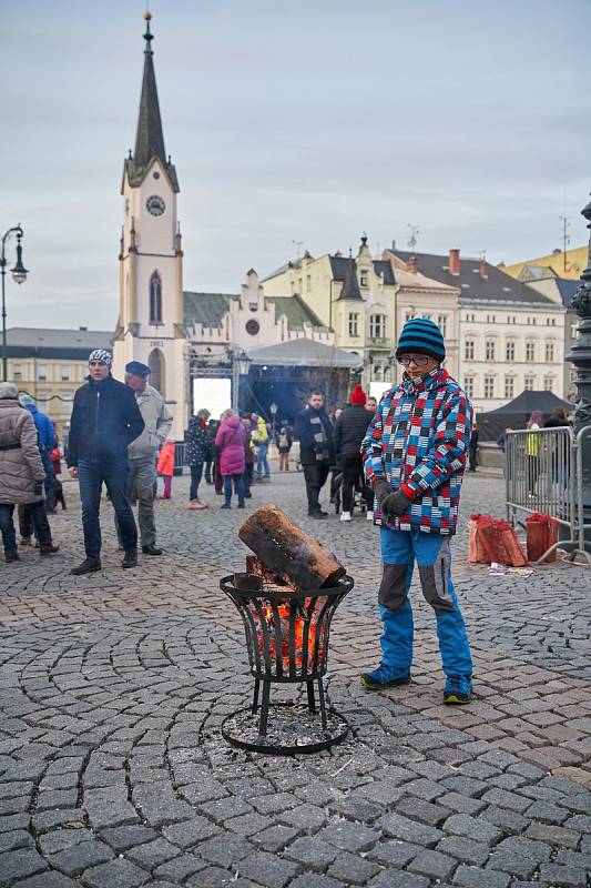 Rozsvícení vánočního stromu v Trutnově