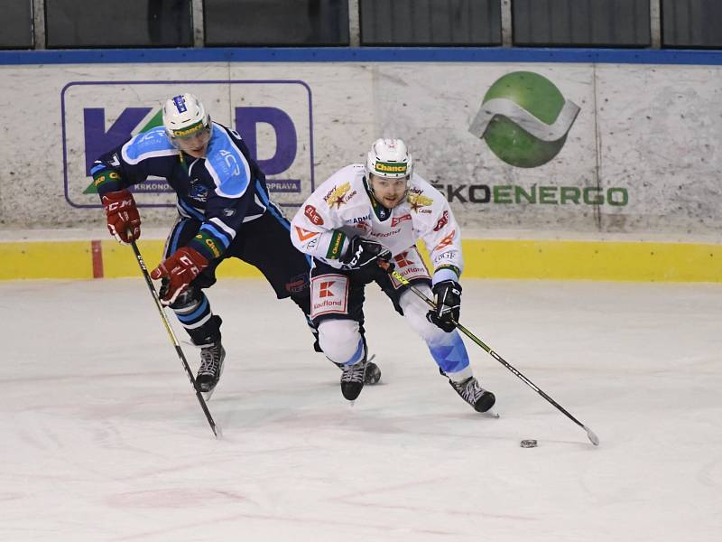 Hokejová Chance liga: HC Stadion Vrchlabí - Rytíři Kladno.