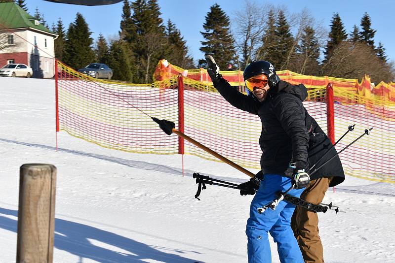 Zahájení lyžařské sezony v Malé Úpě v pátek 18. prosince.