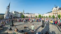 Z trutnovské demonstrace proti Babišovi.