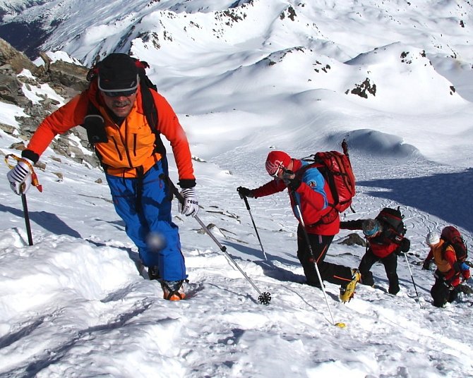 Čeští záchranáři cvičili v Alpách. A obstáli