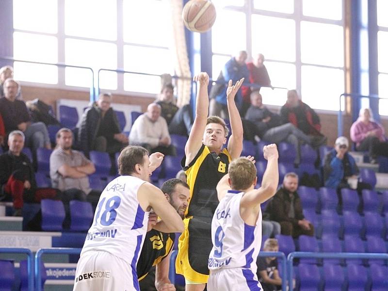 Play out basketbalové I. ligy: Kara Trutnov - BC Vysočina.