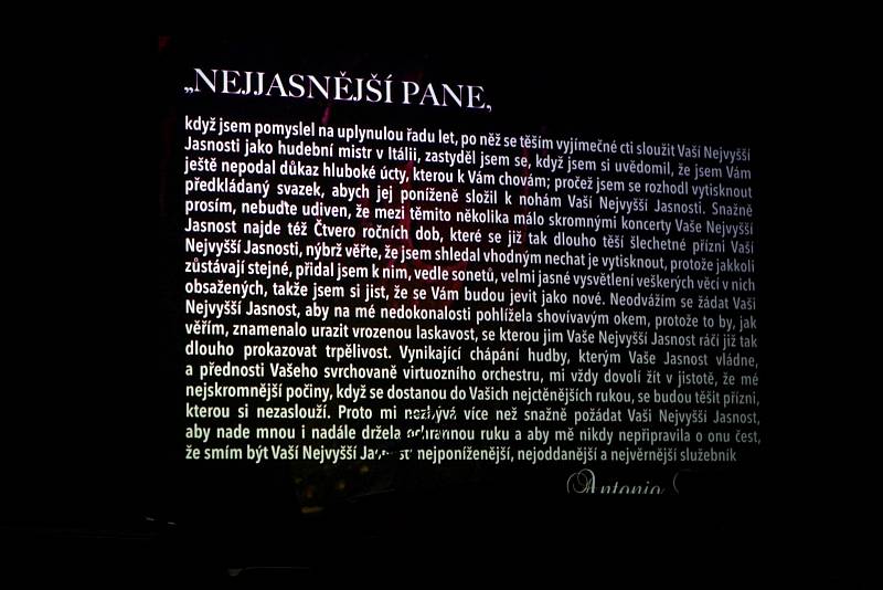 V Kulturním domě Střelnice došlo k představení dokumentu filmové režisérky a dokumentaristky Libuše Rudinské Morzin, Vivaldi a Vrchlabí.