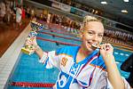 Před měsícem takto Martina Elhenická slavila svůj pátý triumf na Velké ceně města Trutnova v plavání. Teď má další důvod k dobré náladě. Díky výkonu v Záhřebu se podívá na mistrovství Evropy.