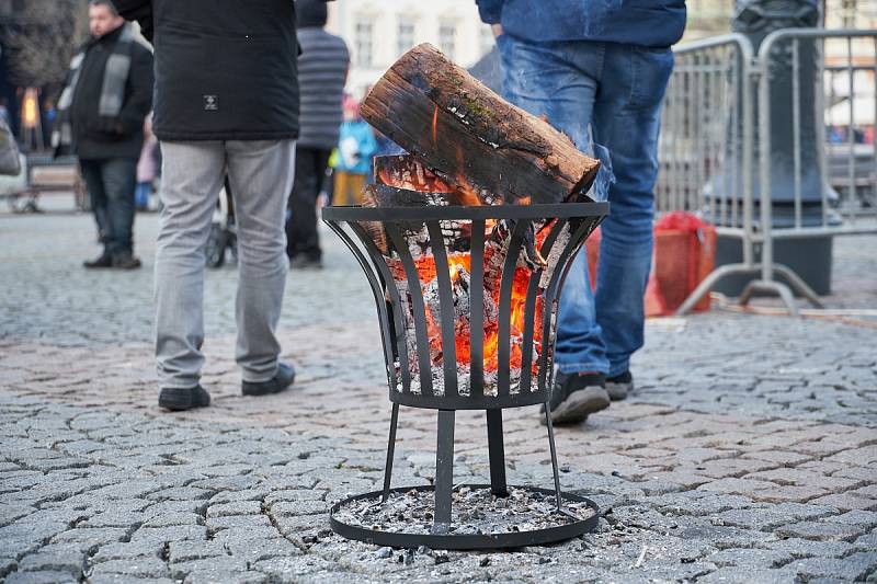 Rozsvícení vánočního stromu v Trutnově