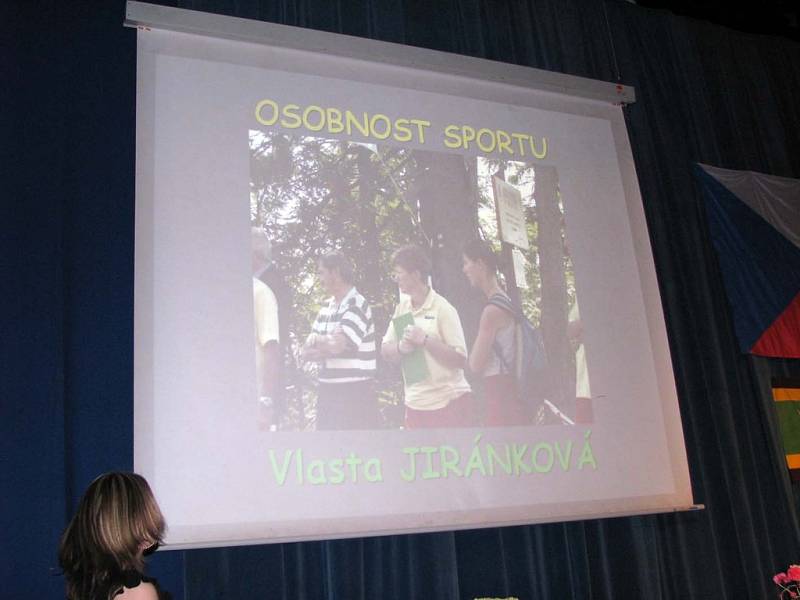 Vyhlášení ankety Sportovec Úpice 2007, Divadlo Aloise Jiráska, 12. března 2008.