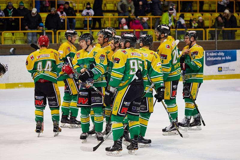 Hokejové derby Trutnov - Dvůr Králové (1:2 po prodl.)