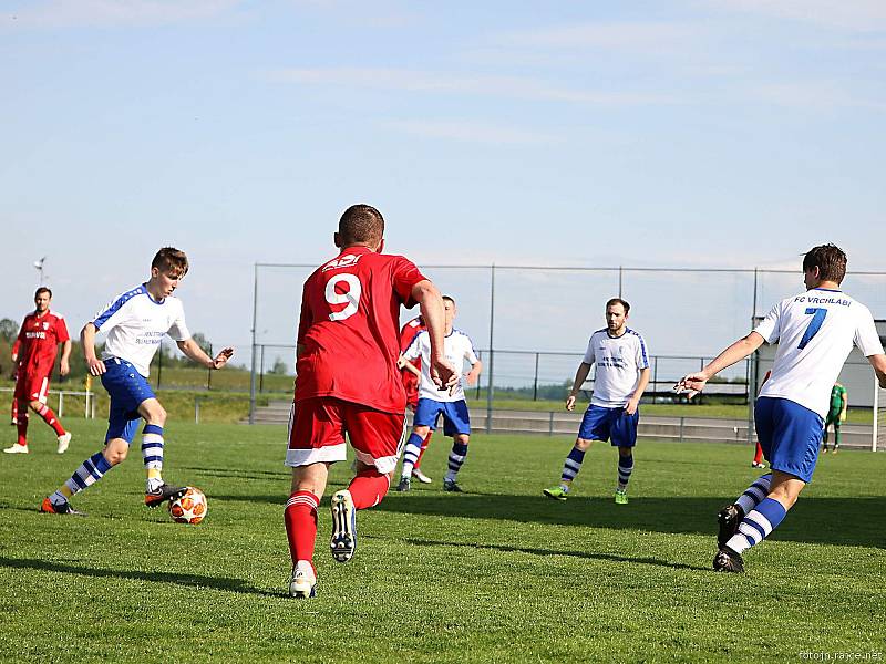 Krajský přebor ve fotbale: Vrchlabí - Libčany.