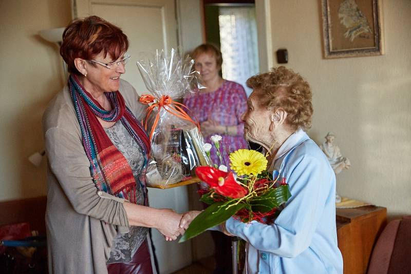 Kateřina Růžičková oslavila 104. narozeniny