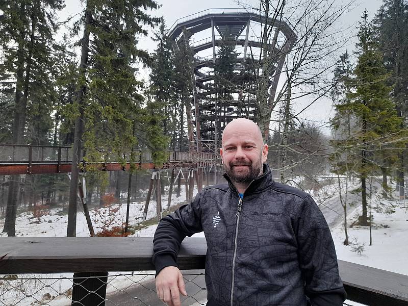 Miroslav Matas, vedoucí provozu Stezky korunami stromů Krkonoše.