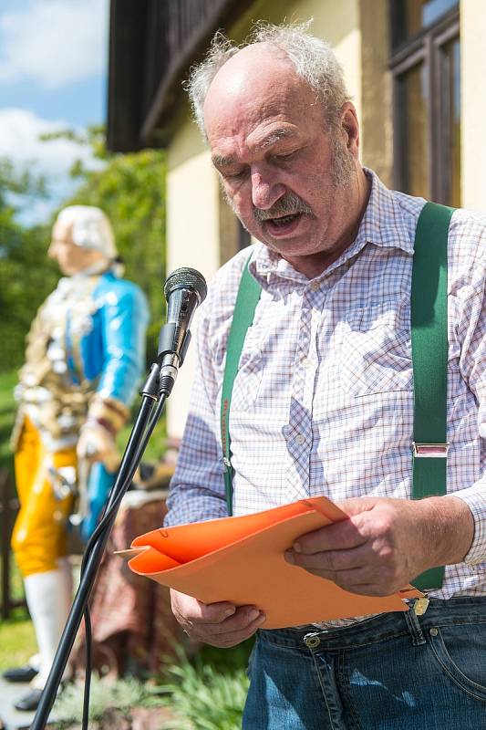 Markoušovice oslavovaly císaře Josefa II. Na snímku Jiří Laštovička.