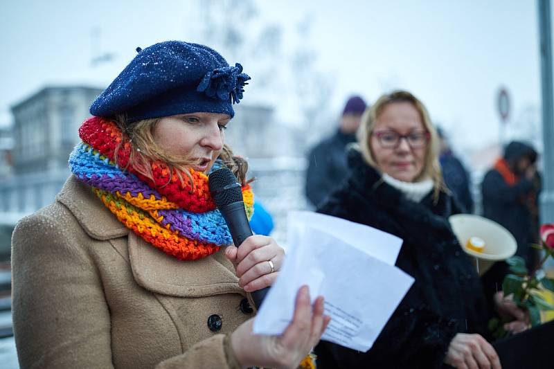 Úterní protest proti Babišovi a Ondráčkovi v Trutnově