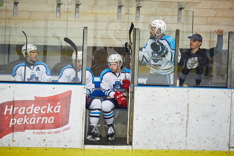 Druholigové hokejové derby Trutnov - Vrchlabí (7:0).