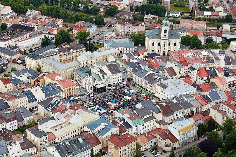 Let balónem trutnovského starosty Adamce