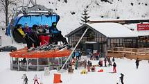 Sváteční lyžování ve Špindlu