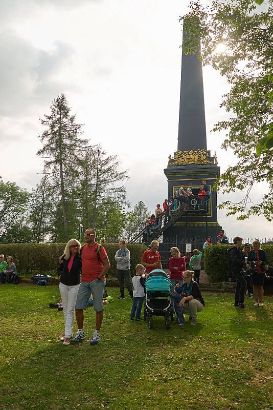 Zakončení letní turistické sezóny v Trutnově na vrchu Šibeník.