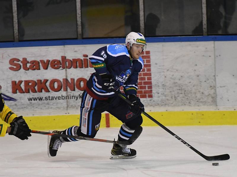 Hokejová Chance liga: HC Stadion Vrchlabí - HC Baník Sokolov.
