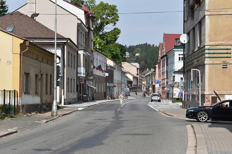 Centrum Úpice v ulici Pod Městem je momentálně nejrizikovějším místem.