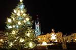 Vánoční výzdoba v Čáslavi v roce 2021.