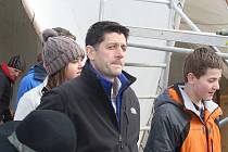 Ze soukromé návštěvy třetího muže politiky v USA Paula Ryana v Kutné Hoře.