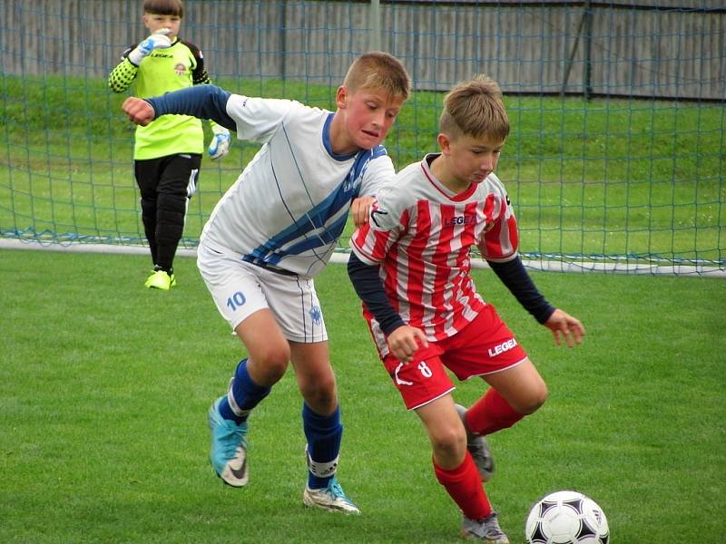 Okresní přebor starších přípravek, sobota 2. září 2017, turnaj ve Vrdech: FK Čáslav B - Sparta Kutná Hora A 2:5.