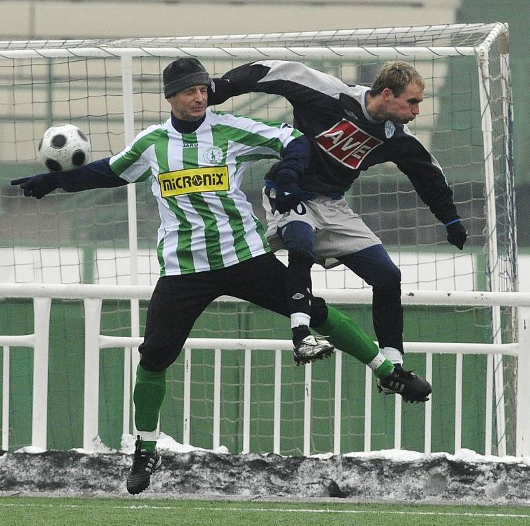 Fotbal (příprava): Bohemians Praha - Čáslav 2:1, středa 21. ledna 2009