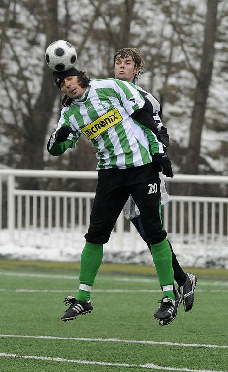 Fotbal (příprava): Bohemians Praha - Čáslav 2:1, středa 21. ledna 2009