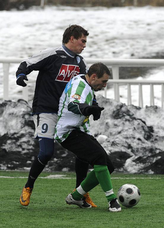 Fotbal (příprava): Bohemians Praha - Čáslav 2:1, středa 21. ledna 2009