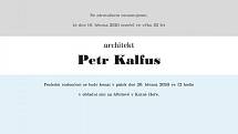 Smuteční parte: Petr Kalfus.
