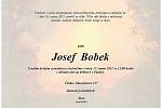Poslední rozloučení: Josef Bobek.