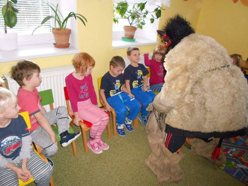 Mikulášská nadílka v MŠ Záboří nad Labem