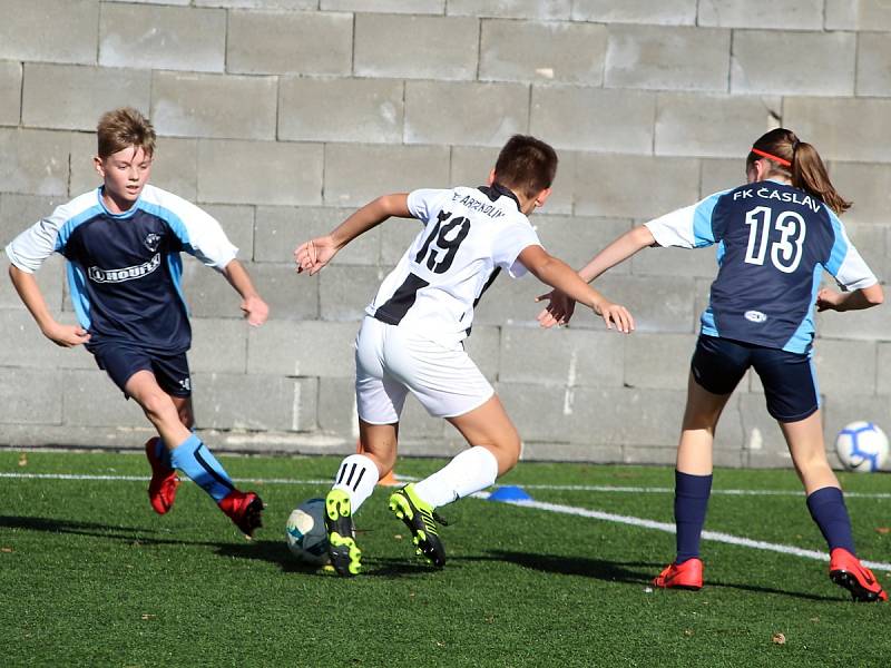 Česká fotbalová liga mladších žáků U13: FK Čáslav - SK Sparta Kolín 2:8 (0:1, 1:2, 1:5).