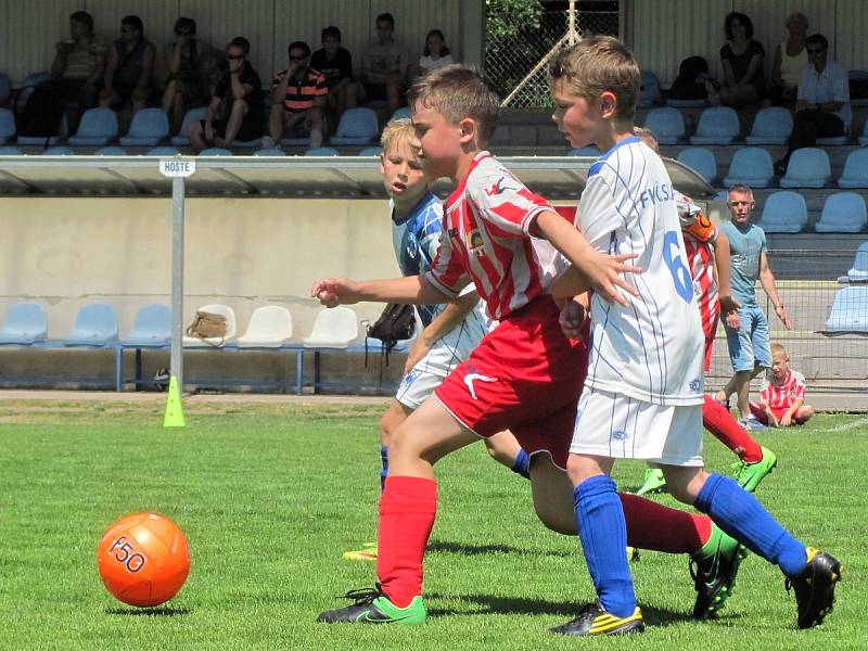 Okresní přebor starších přípravek, sobota 3. června 2017, turnaj v Čáslavi: FK Čáslav – Sparta Kutná Hora 1:6.