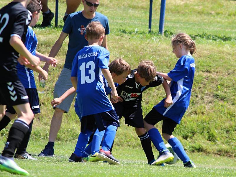 Z finálového turnaje Okresního fotbalového svazu Kutná Hora starších přípravek v Suchdole.