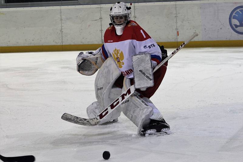 Česká hokejová reprezentace U16 podlehla svým vrstevníkům z Ruska na čáslavském zimním stadionu 3:6.