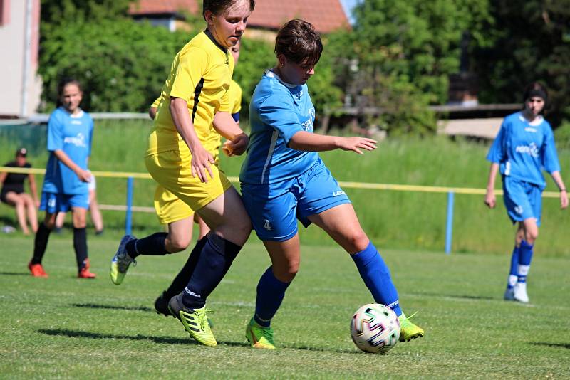 Fotbalový okresní přebor starších žáků: SK 1933 ČUS Nové Dvory - FK Čáslav dívky 5:4 (1:3).