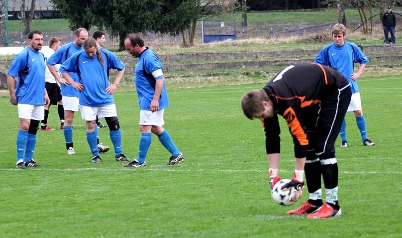 18. kolo IV. třídy, sk. B: Zruč n. S. B - Červené Janovice 2:0, 20. dubna 2013.