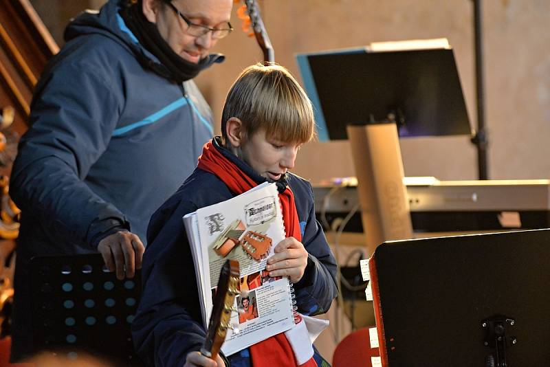 Z Tříkrálového koncertu v kostele sv. Jiljí v Uhlířských Janovicích.